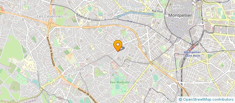 localisation de l'entreprise PARENTS D'ELEVES DE L'ECOLE JEANNE MOREAU à MONTPELLIER