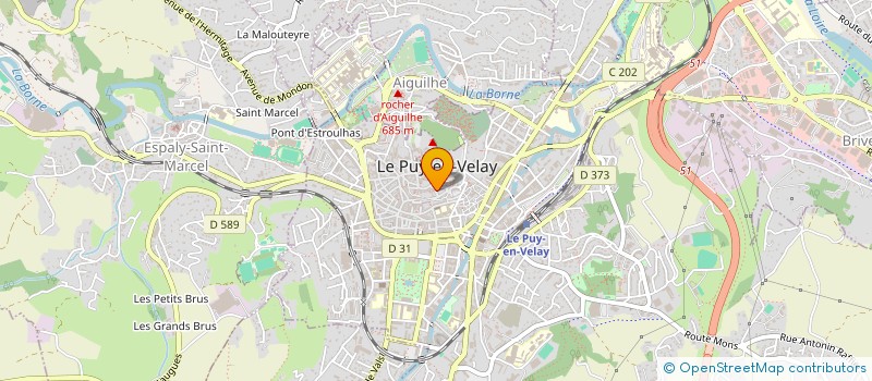 localisation de l'entreprise PARENTS D ELEVES DE L ECOLE ST REGIS ST MICHEL à LE PUY-EN-VELAY