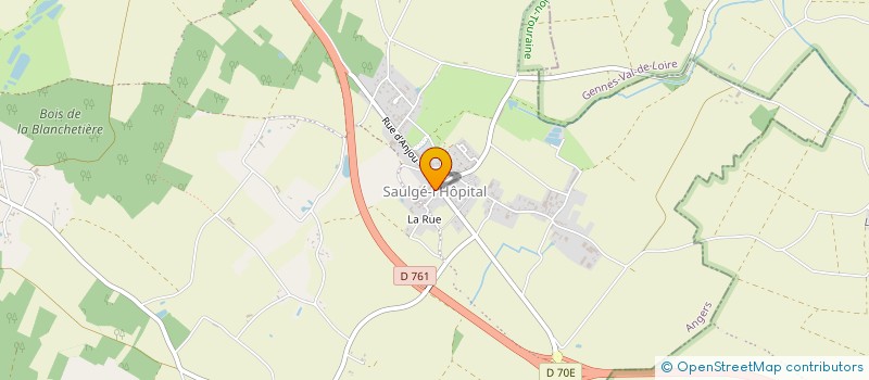 localisation de l'entreprise PARENTS D ELEVES DE L ENTENTE SCOLAIRE DES ECOLES PUBLIQUES DE SAULGE L HOPITAL LUIGNE  BRISSAC LOIRE AUBANCE