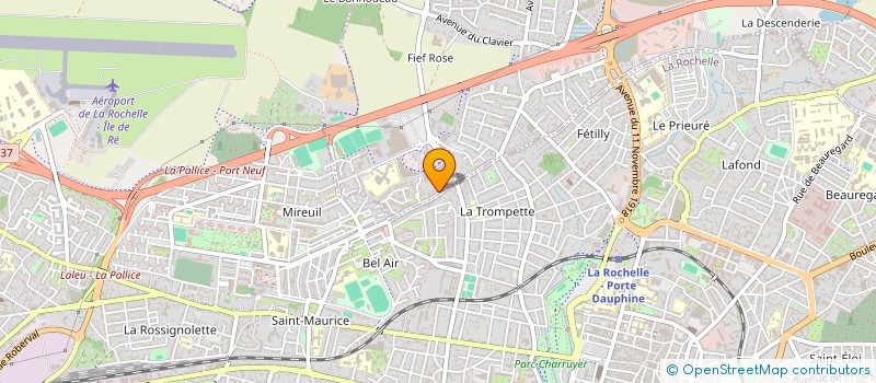 localisation de l'entreprise PARENTS D'ELEVES DE LA MATERNELLE TREUIL DES FILLES  LAGORD