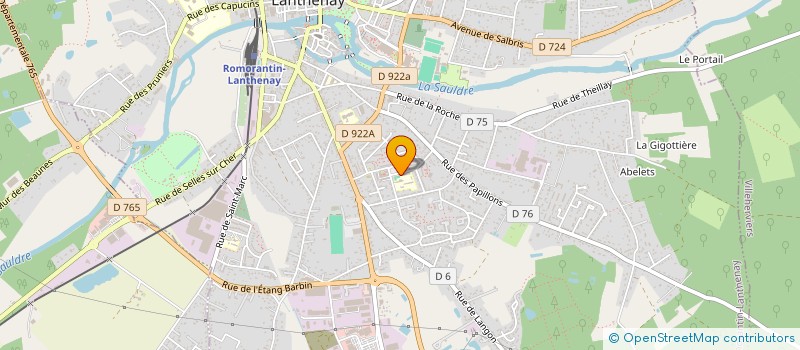 localisation de l'entreprise PARENTS D'ELEVES DES ECOLES MATERNELLES ET ELEMENTAIRES LOUISE DE SAVOIE à ROMORANTIN-LANTHENAY