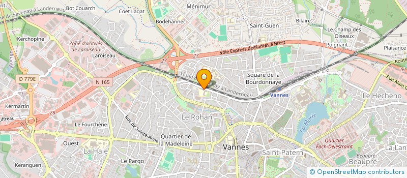 localisation de l'entreprise PARENTS D'ELEVES ECOLE DE ROHAN à VANNES