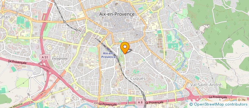 localisation de l'entreprise PARENTS D ELEVES ECOLE ELEMENTAIRE JULES FERRY  AIX-EN-PROVENCE