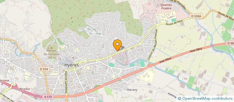 localisation de l'entreprise PARENTS D ELEVES ENSEIGNEMENT PUBLIC à HYERES