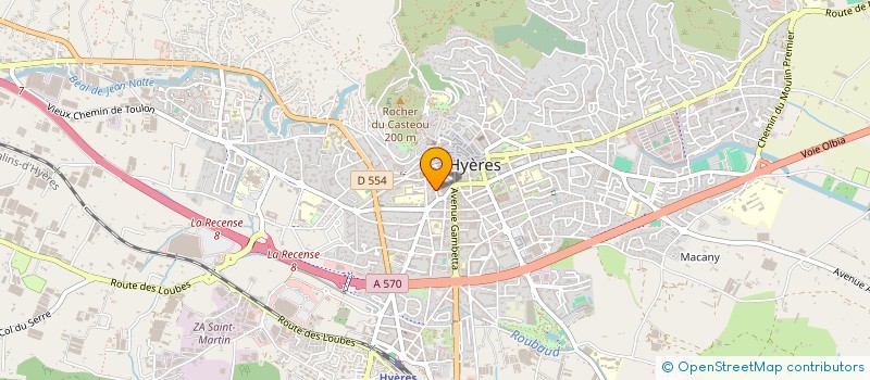 localisation de l'entreprise PARENTS D'ELEVES ENSEIGNEMENT PUBLIC à HYERES