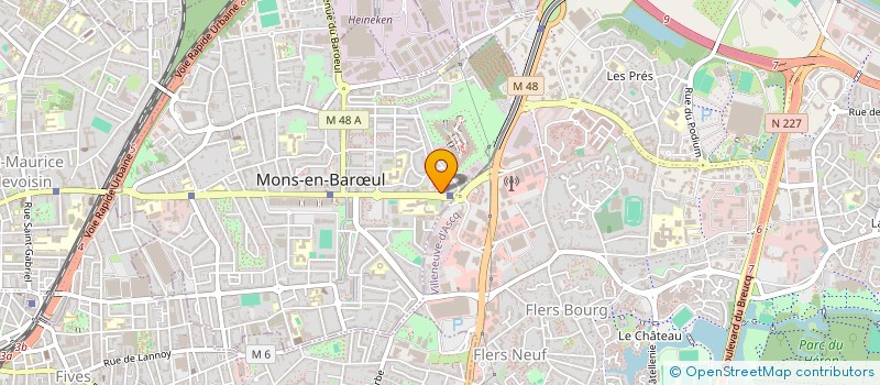 localisation de l'entreprise PARENTS ELEVES CES RABELAIS  MONS-EN-BARUL