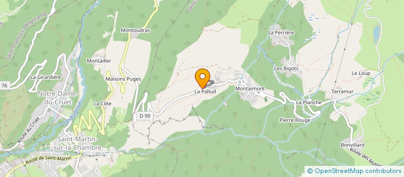 localisation de l'entreprise PARENTS ELEVES DE MONTAIMONT  SAINT FRANCOIS LONGCHAMP