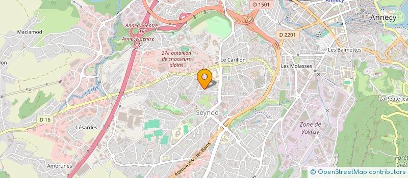 localisation de l'entreprise PARENTS ELEVES DU CEP à ANNECY