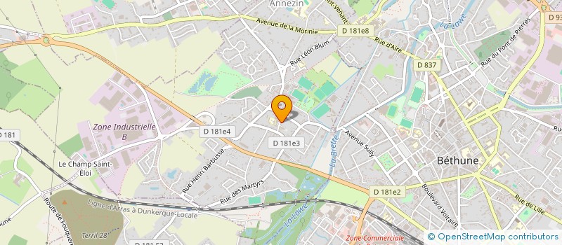 localisation de l'entreprise PARENTS ELEVES ECOLE MUNICIPALE MUSIQUE à ANNEZIN