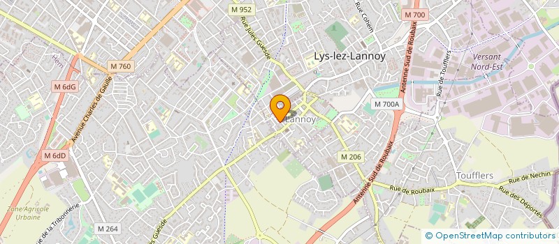 localisation de l'entreprise PARENTS ELEVES ECOLES PUBLIQUES LANNOY  LANNOY