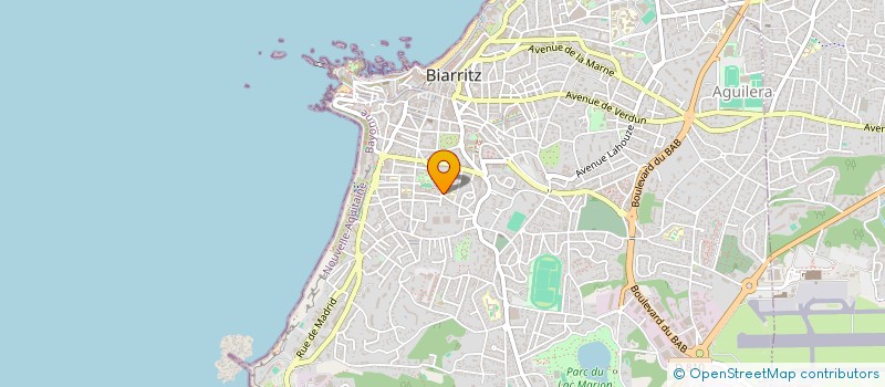 localisation de l'entreprise PARENTS ELEVES ENSEIGNEMENT LIBRE ECOLE STE MARIE  BIARRITZ