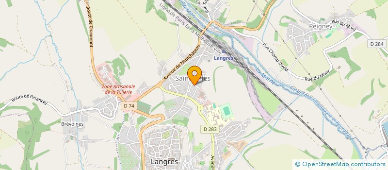localisation de l'entreprise PARENTS ELEVES LANGRES MARNE ST GILLES à LANGRES