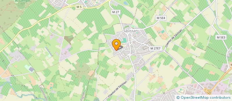 localisation de l'entreprise PARENTS ELEVES SAUSSANNAIS AUTONOME à SAUSSAN