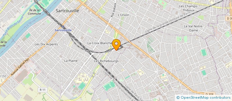 localisation de l'entreprise PARENTS ELUS LIBRES ET INDEPENDANTS à SARTROUVILLE