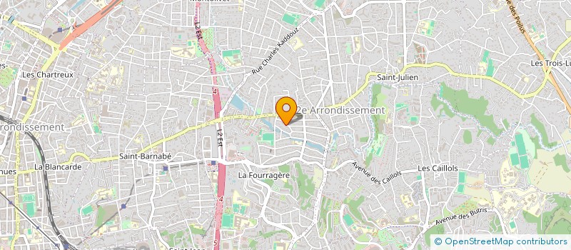 localisation de l'entreprise PARENTS EN BALADE - ASSOCIATION DE SOUTIEN A LA PARENTALITE  MARSEILLE