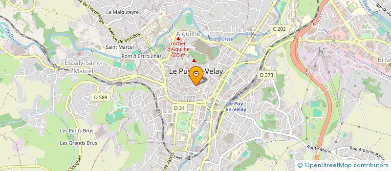 localisation de l'entreprise PARENTS ENFANTS ET ADULTES DU CENTRE JEUNES DEFICIENTS AUDITIFS ET FOYERS A DBLE TARIFICATIONS à LE PUY-EN-VELAY