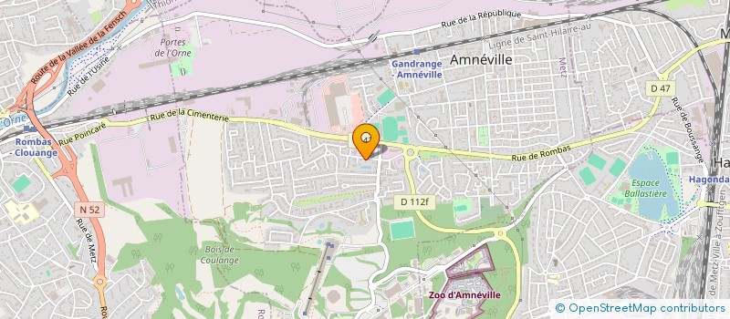 localisation de l'entreprise PARENTS ENFANTS INADAPTES VALLEE ORNE  AMNEVILLE