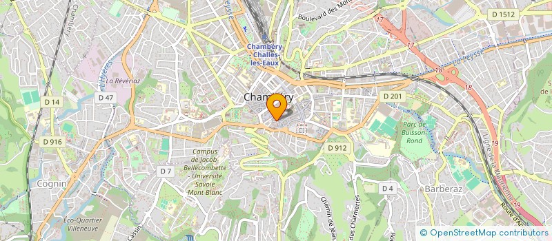 localisation de l'entreprise PARENTS-ENFANTS L'AMOUR FAMILIAL AG3P  CHAMBERY