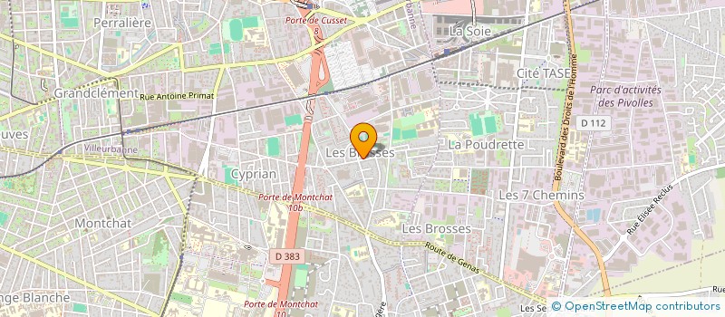 localisation de l'entreprise PARENTS ENFANTS LOISIRS à VILLEURBANNE