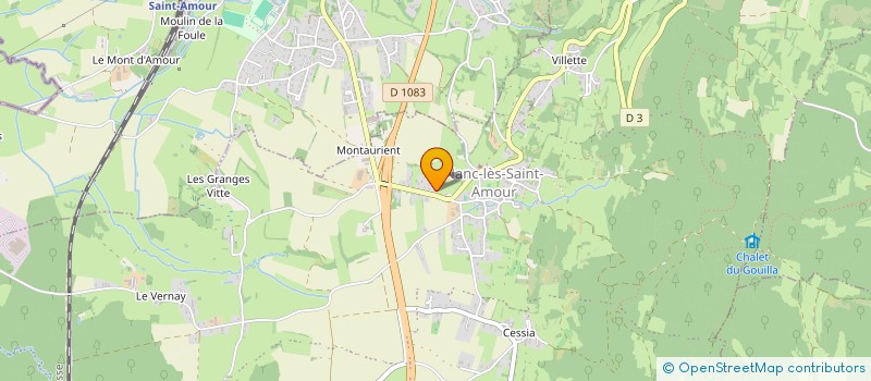 localisation de l'entreprise PARENTS ET AMIS DE L'ECOLE DE BALANOD  BALANOD