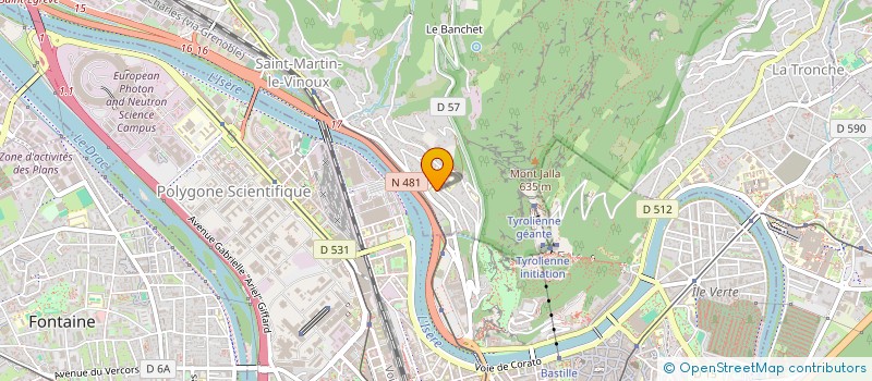 localisation de l'entreprise PARENTS ET AMIS DE LA MAISON DE RETRAITE SEVIGNE  SAINT-MARTIN-LE-VINOUX