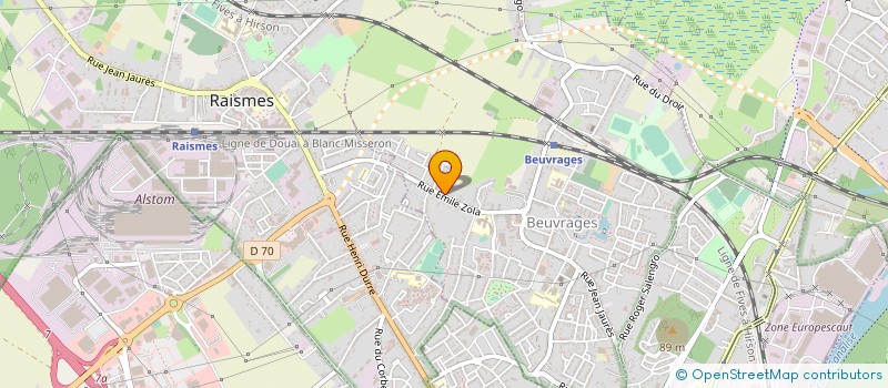 localisation de l'entreprise PARENTS ET AMIS DES SCOUTS  BEUVRAGES