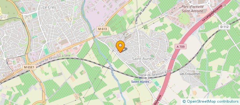 localisation de l'entreprise PARENTS HSC  SAINT-AUNES