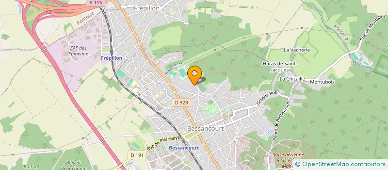 localisation de l'entreprise PARENTS INDEPENDANTS BESSANCOURT : LAMARTINE ET COLLEGE  BESSANCOURT