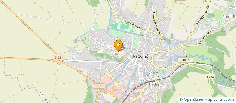 localisation de l'entreprise PARENTS LYCEE THIBAUT DE CHAMPAGNE  PROVINS