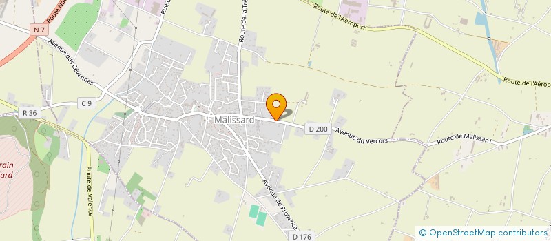 localisation de l'entreprise PARENTS ORGANISATEURS ET UTILISATEURS DE LA PERISCOLAIRE  MONTMEYRAN