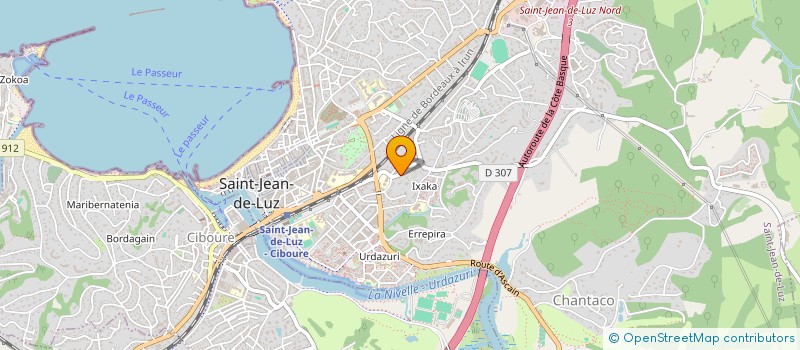 localisation de l'entreprise PARENTS-PAROLES à SAINT-JEAN-DE-LUZ