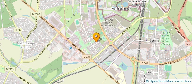 localisation de l'entreprise PARENTS REUNIS POUR L EDUCATION ET L INNOVATION LIBRE AUTREMENT DIT PAREIL  MONTEVRAIN