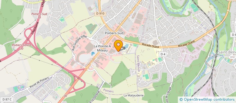 localisation de l'entreprise PARENTS SOLOS 86 à POITIERS