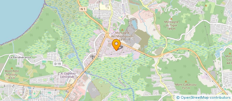 localisation de l'entreprise PAREPOU  CAYENNE