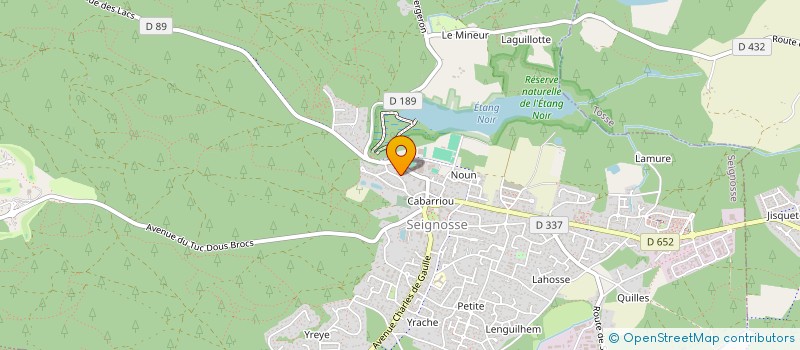 localisation de l'entreprise PARESOSO  SEIGNOSSE