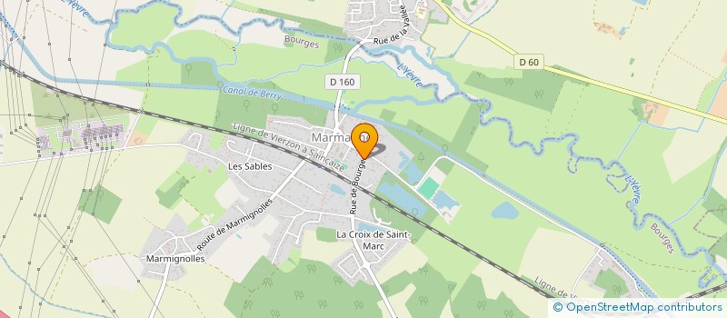 localisation de l'entreprise PARET  MARMAGNE