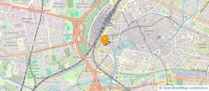 localisation de l'entreprise PARETO à STRASBOURG