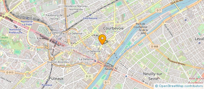 localisation de l'entreprise PAREV GROUP à COURBEVOIE