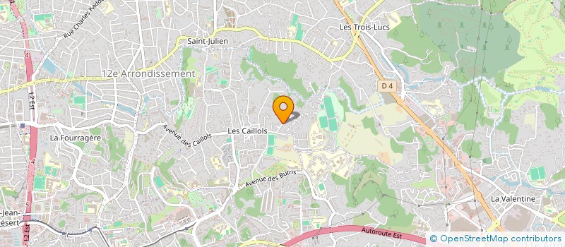 localisation de l'entreprise PAREYES à MARSEILLE