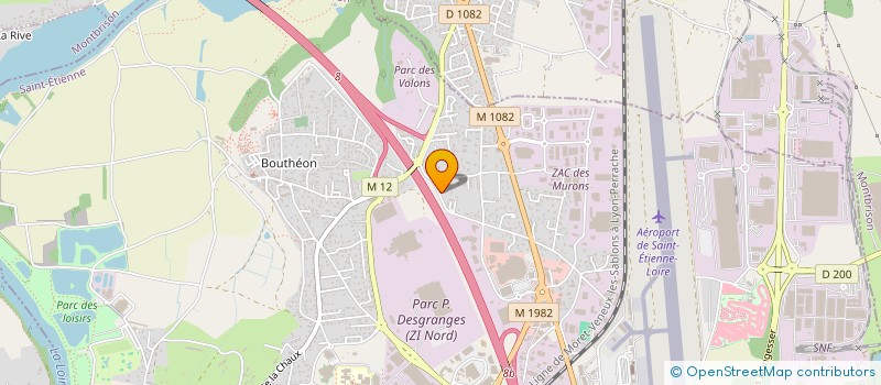 localisation de l'entreprise PAREZ IMMOBILIER  ANDREZIEUX-BOUTHEON