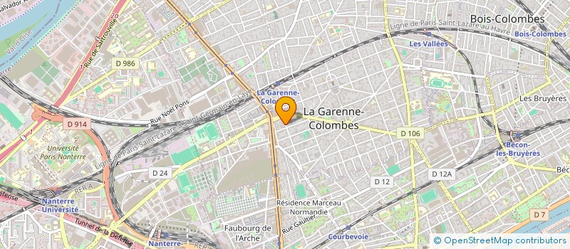 localisation de l'entreprise PARFAIT SERVICES à LA GARENNE-COLOMBES