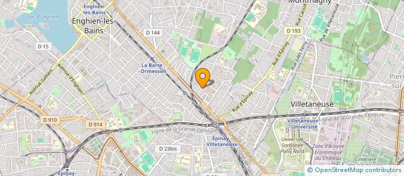 localisation de l'entreprise PARFAITE PEINTURE  DEUIL-LA-BARRE