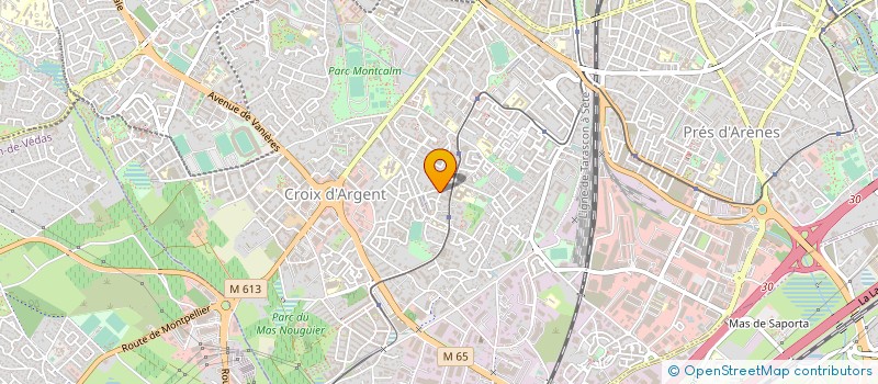 localisation de l'entreprise PARFEU INTERNATIONAL à MONTPELLIER