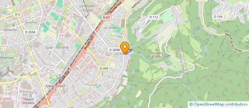 localisation de l'entreprise PARFICO  SAINT-MARTIN-D'HERES