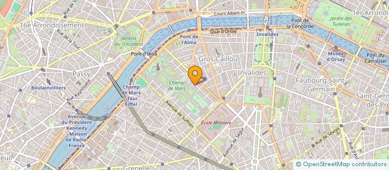 localisation de l'entreprise PARFIL  PARIS