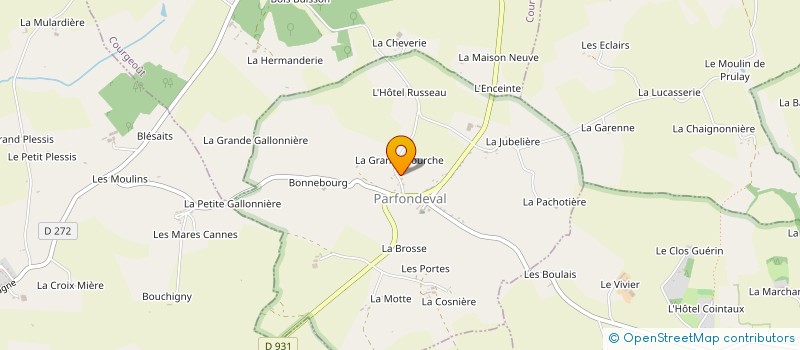 localisation de l'entreprise PARFONDEVAL à PARFONDEVAL