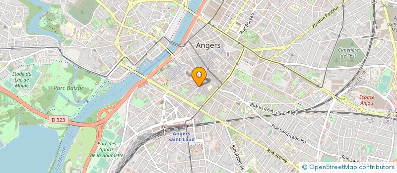 localisation de l'entreprise PARFUM ANGERS à ANGERS