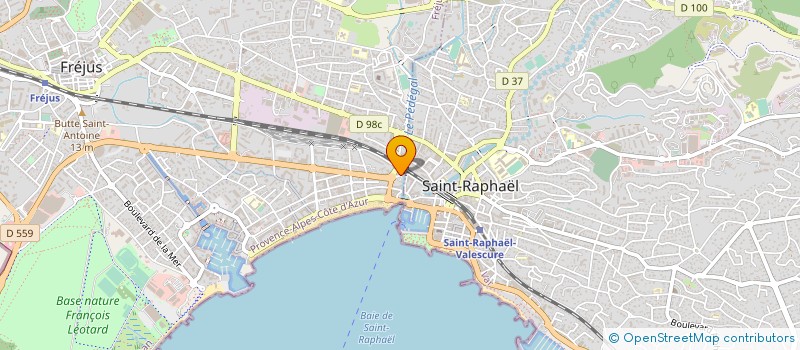 localisation de l'entreprise PARFUM D'AVENTURES  FREJUS