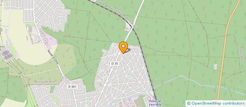 localisation de l'entreprise PARFUM D'FETES  OZOIR LA FERRIERE