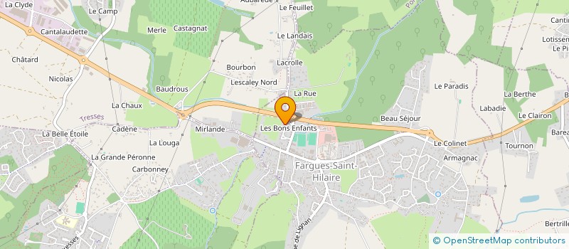 localisation de l'entreprise PARFUM DU MONDE à FARGUES-SAINT-HILAIRE